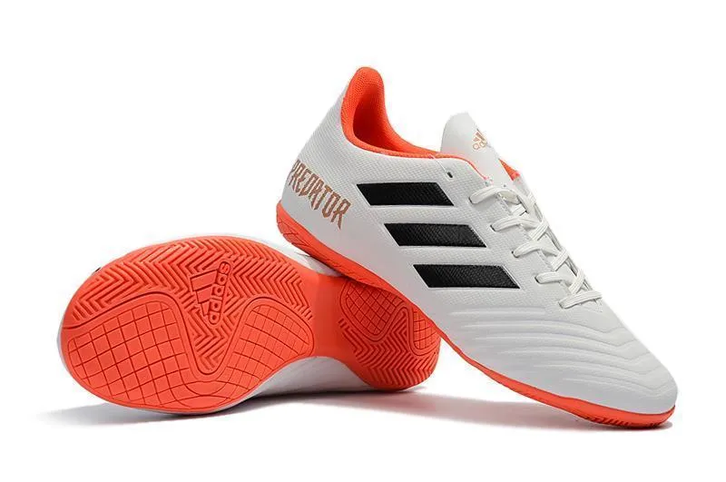 New Adidas Predator Tango 18.4 Soccer Cleats Shoes Gray Orange Black Drive Control
