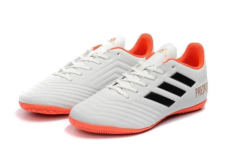 Regular Fit New Adidas Predator Tango 18.4 Soccer Cleats Shoes Gray Orange Black