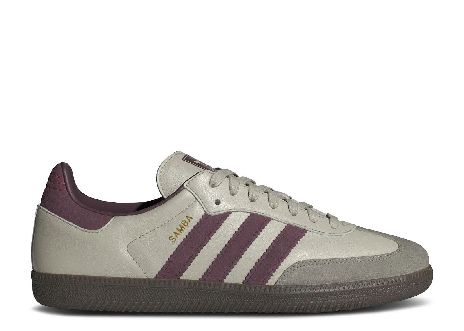 Adidas Samba OG Putty Grey Maroon Lunch Walk