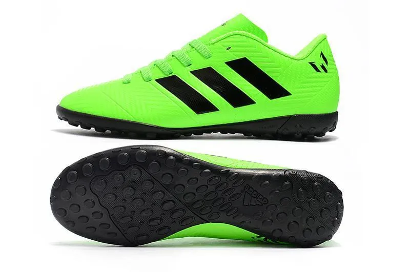 New Adidas Predator Tango 18.3  Messi TF Soccer Cleats Shoes Green Black Flexible Construction