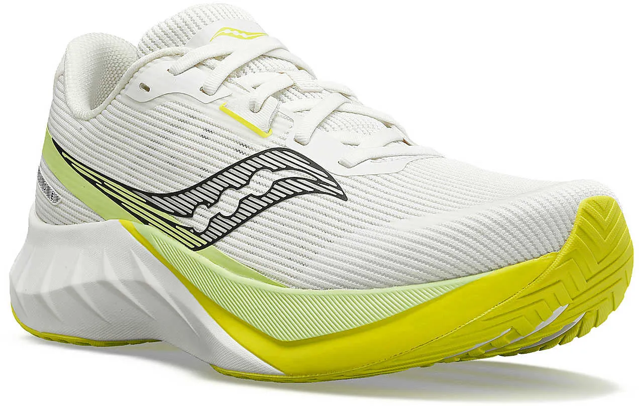 Saucony Tide 2 Mens Running Shoes - White Gym workout running on concrete