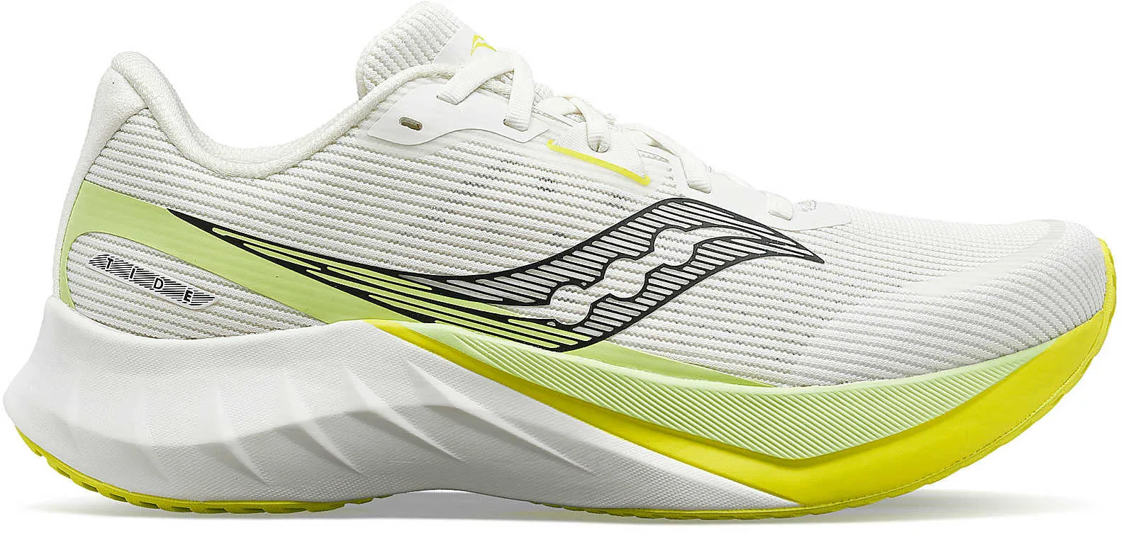 Supination control casual running shoes Saucony Tide 2 Mens Running Shoes - White