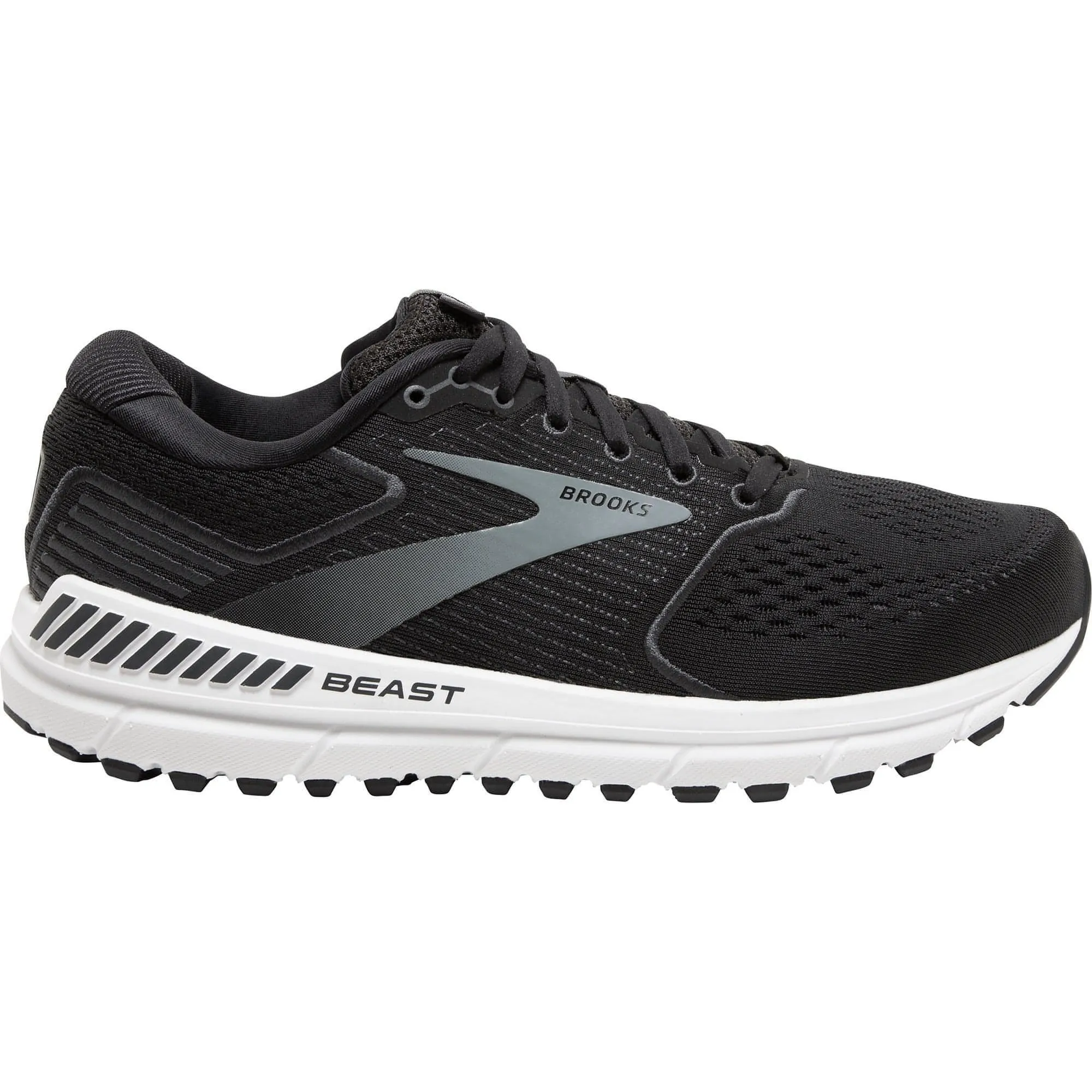 Brooks Beast 20 WIDE FIT Mens Running Shoes - Black Trail Running
