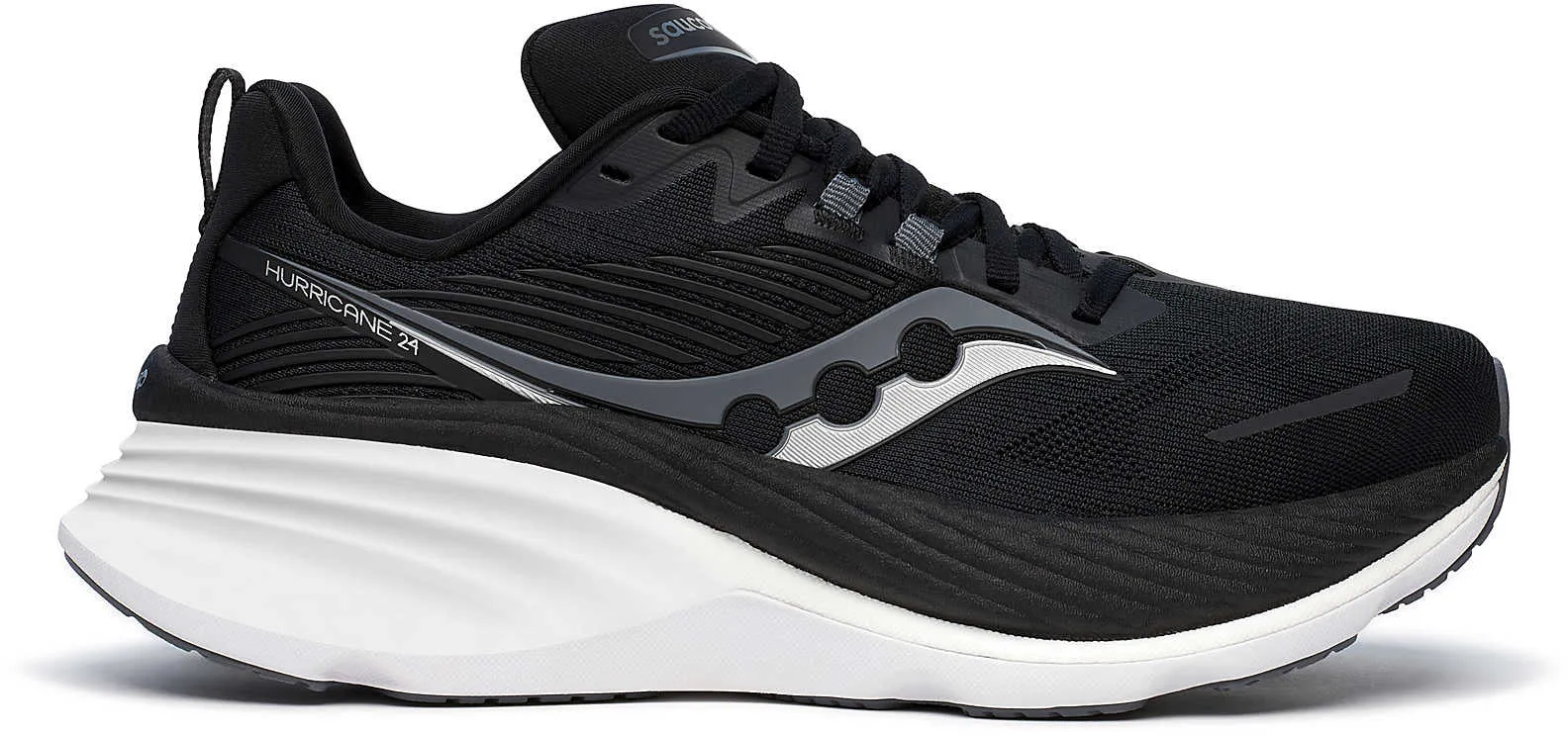 Saucony Hurricane 24 Womens Running Shoes - Black Thermoregulation Tech high - end - performance shoes