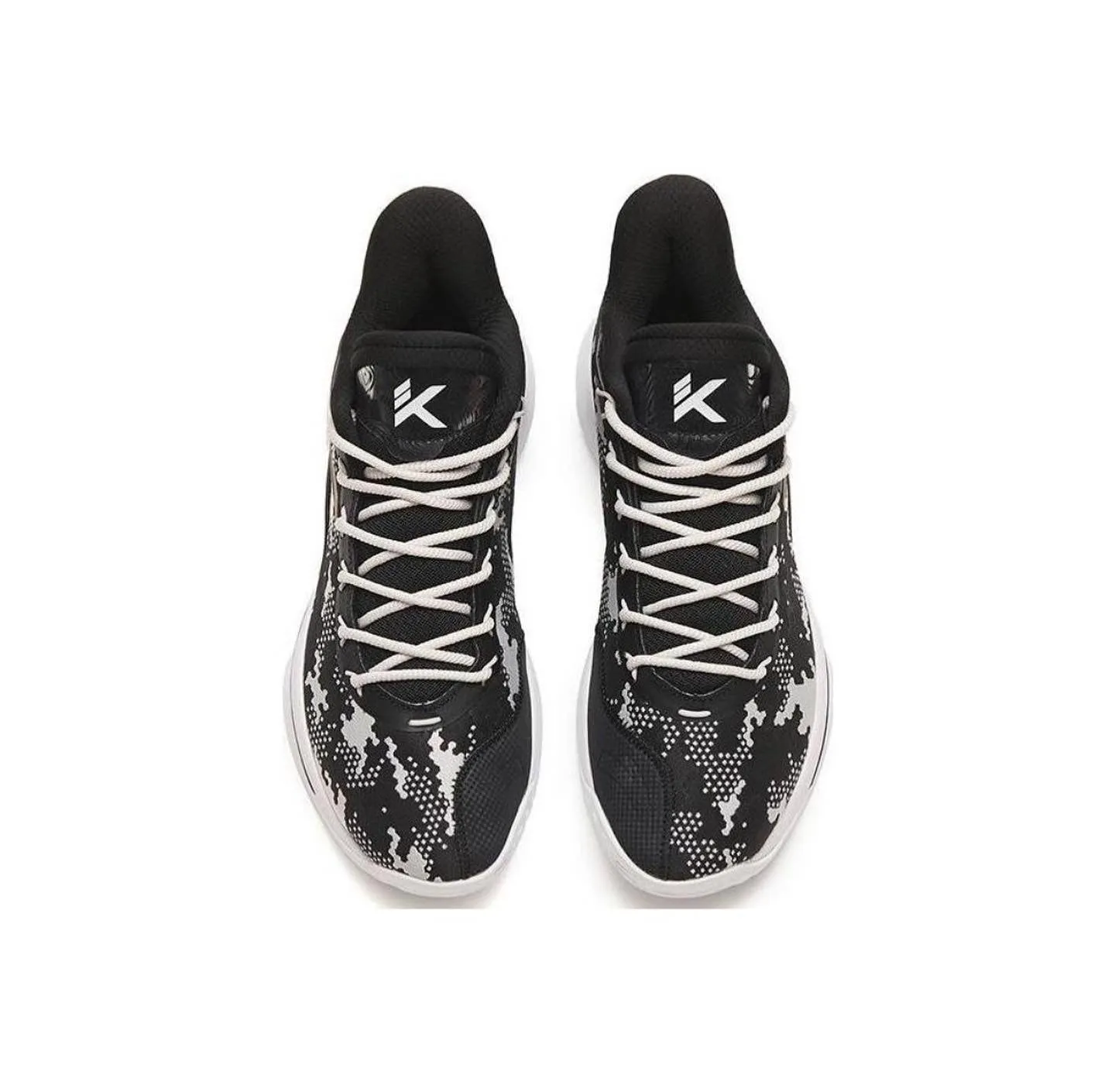 Anta KT "The Mountain 2.0" Black fog grey Long-Term Durability Adaptive Heel Lock System