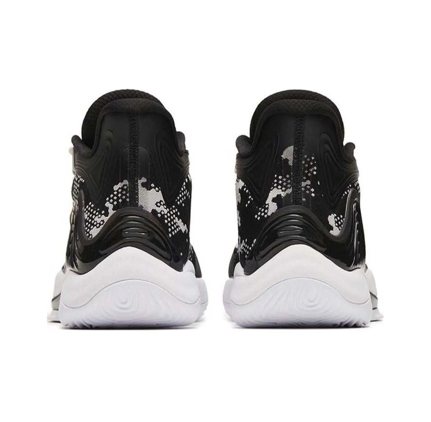 Anta KT "The Mountain 2.0" Black fog grey Hollow Structure Midsole Pressure Distribution