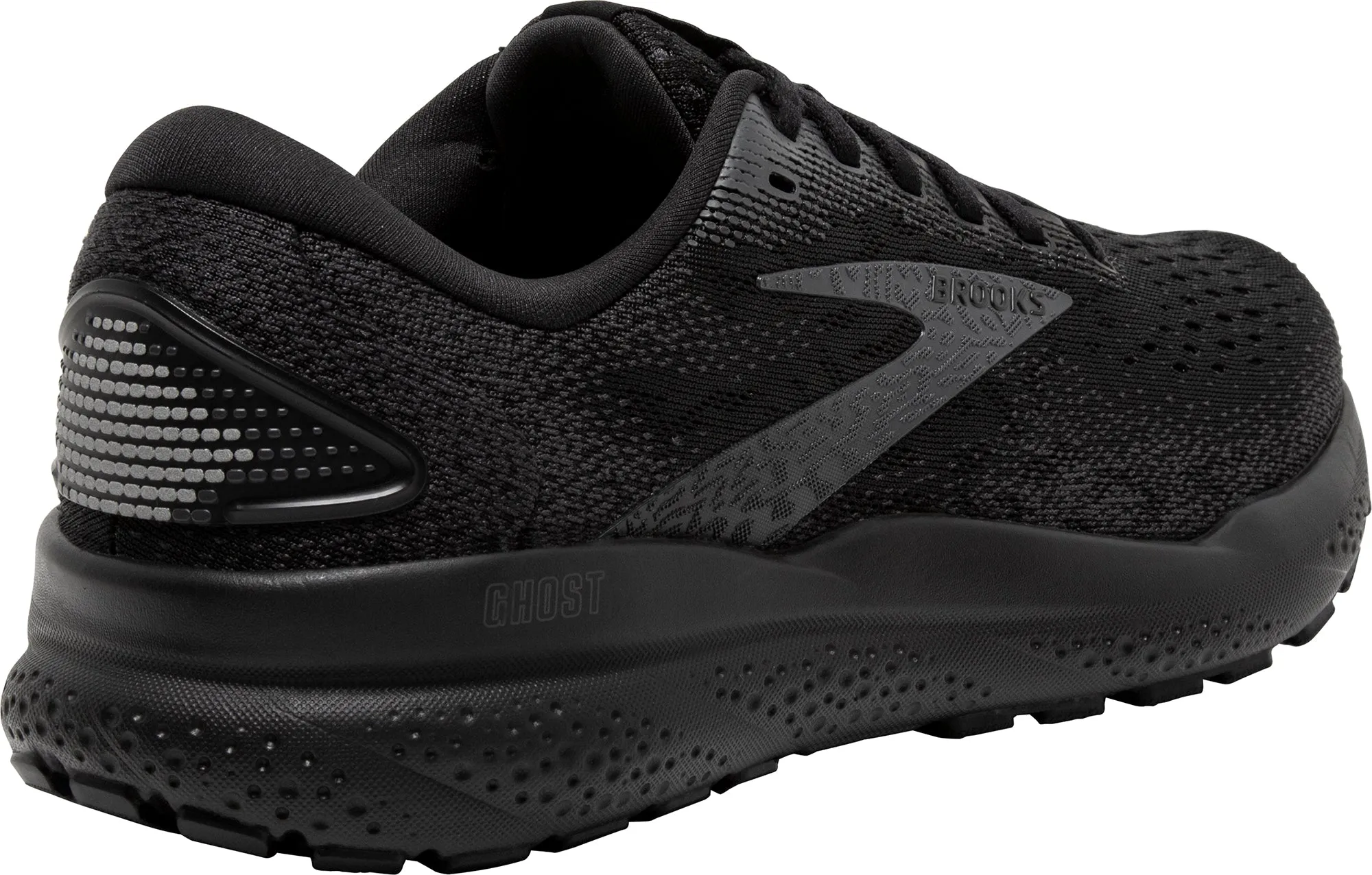 Brooks Ghost 16 WIDE FIT (2E) Mens Running Shoes - Black fitness activities
