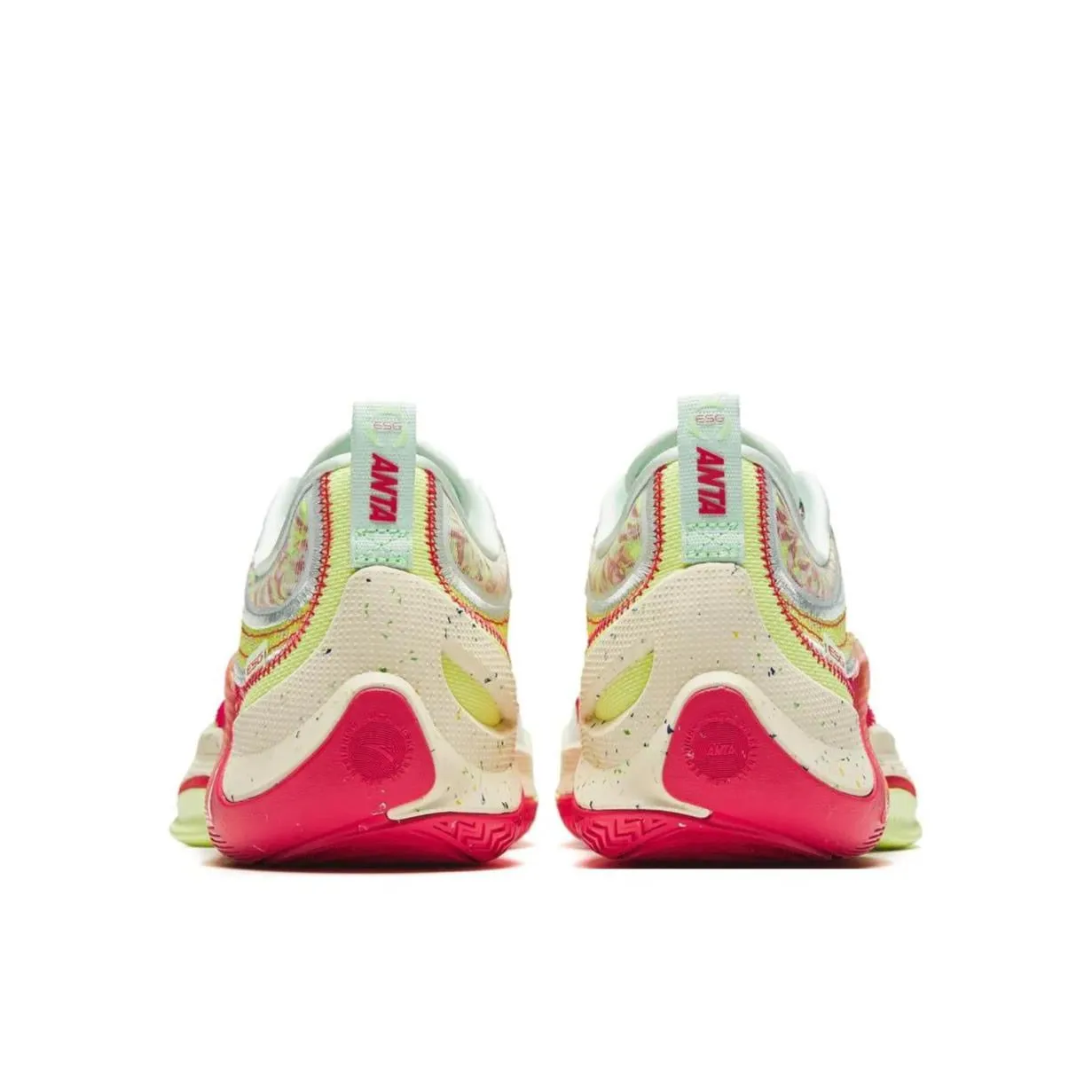 Donte DiVincenzo x Anta Instant ZAP 1 - ESG Yellow/Red SyntheticLeather