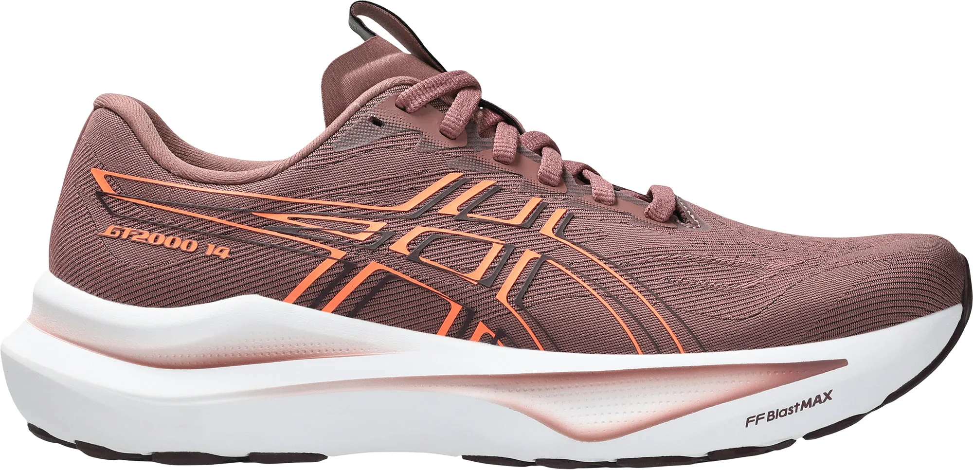 Asics GT 2000 14 Womens Running Shoes - Pink running sunglasses flexible synthetic shoes