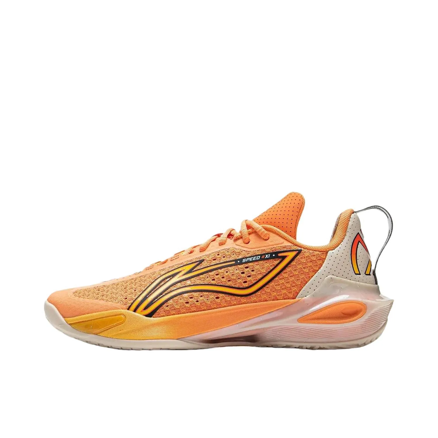 Hexagonal Traction Non Slip Lace System Li-Ning Speed 11 - Orange
