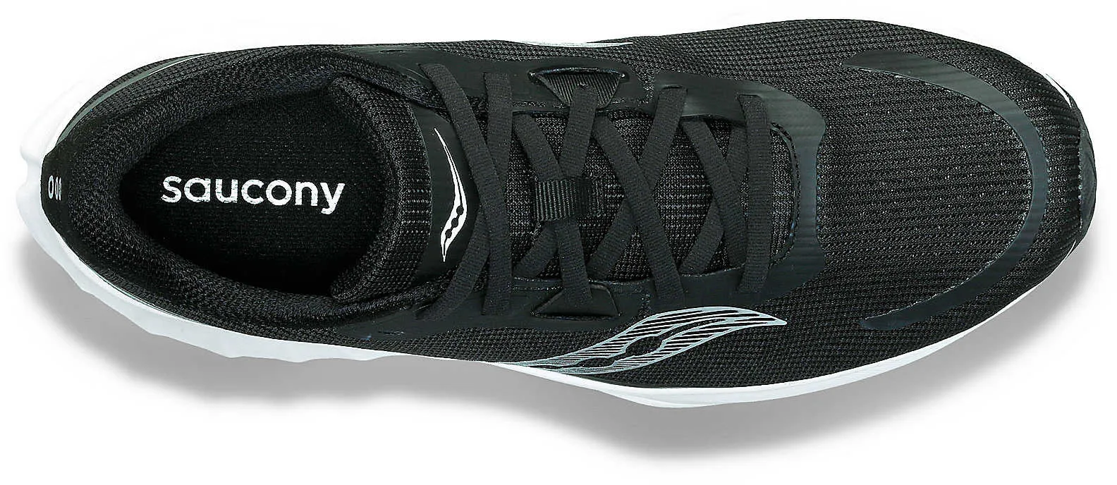 gym - ready shoe readiness Saucony Tide 2 Mens Running Shoes - Black