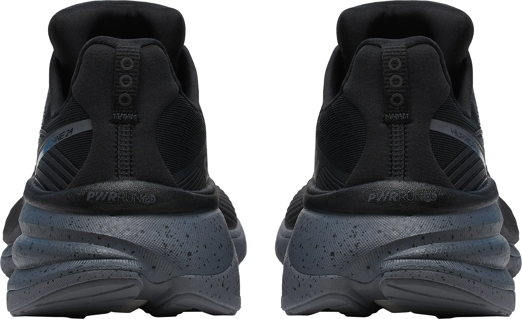 Saucony Hurricane 24 Mens Running Shoes - Black running flexibility training