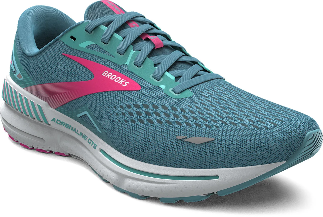 Brooks Adrenaline GTS 23 Womens Running Shoes - Blue Advanced Shock Diffusion Flexible