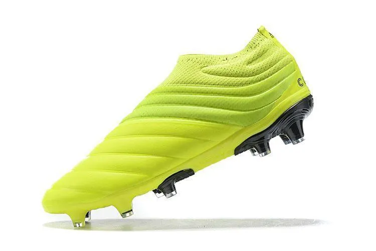 Light Weight Adidas Copa 19  FG Soccer Cleats Shoes Light Green Black