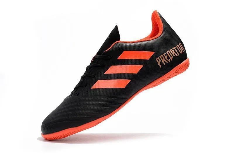 New Adidas Predator Tango 18.4 TF Soccer Cleats Shoes Black Orange Stability Path Responsive Cushion