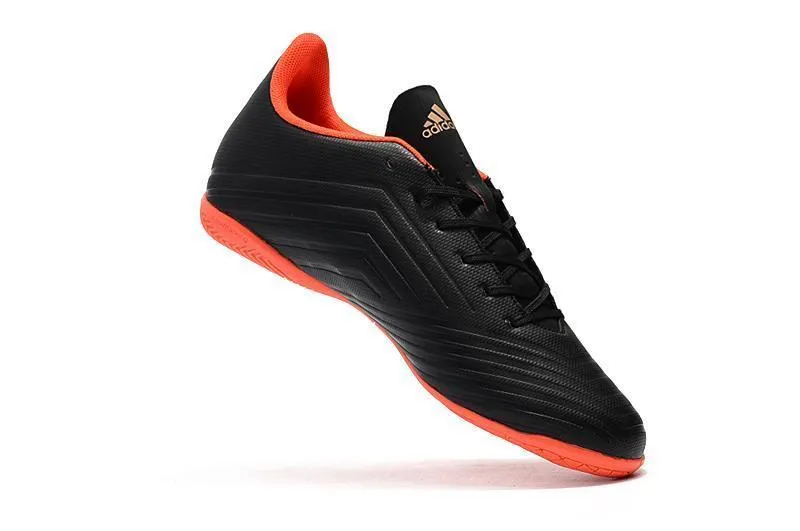 Agility Control Strong Build New Adidas Predator Tango 18.4 TF Soccer Cleats Shoes Black Orange