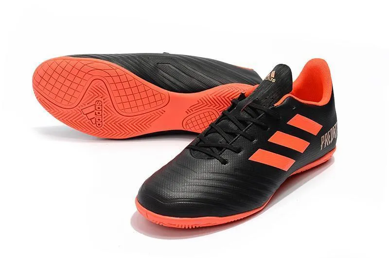 New Adidas Predator Tango 18.4 TF Soccer Cleats Shoes Black Orange Game Spirit