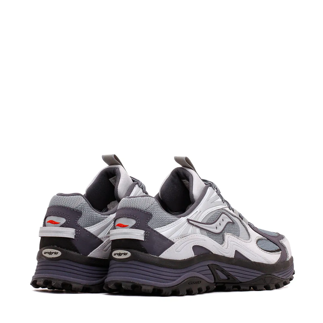 Saucony Men Grid Aura X Grey Silver S70908-2 rigid midsole shoes Adult running