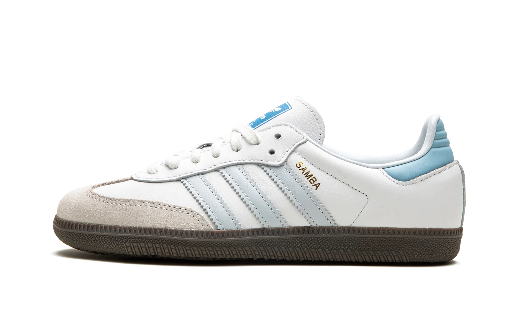 Samba OG "White / Halo Blue" Non Marking Sole Easy Wear