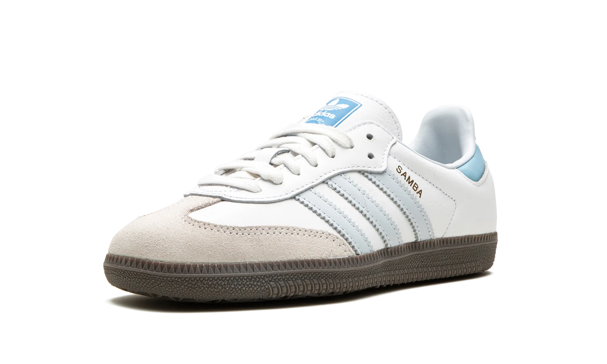 Soft Detail group run Samba OG "White / Halo Blue"