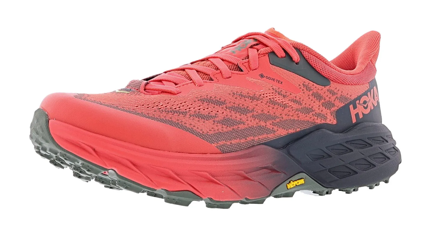 Hoka Men's Speedgoat 5 GTX Low Trail Running Shoes Comfort Stand Sky Light