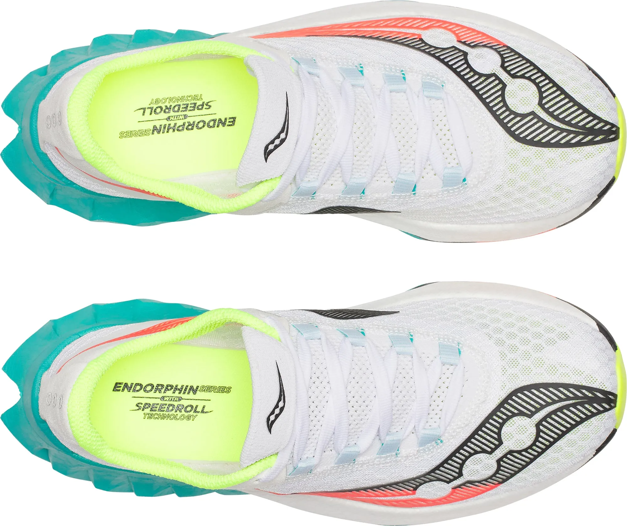 Saucony Endorphin Pro 4 Womens Running Shoes - White Tapered Heel Geometry