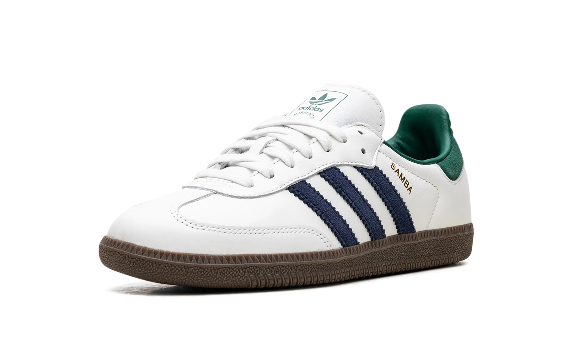 Samba OG "Black White Collegiate Green" Slow Pace