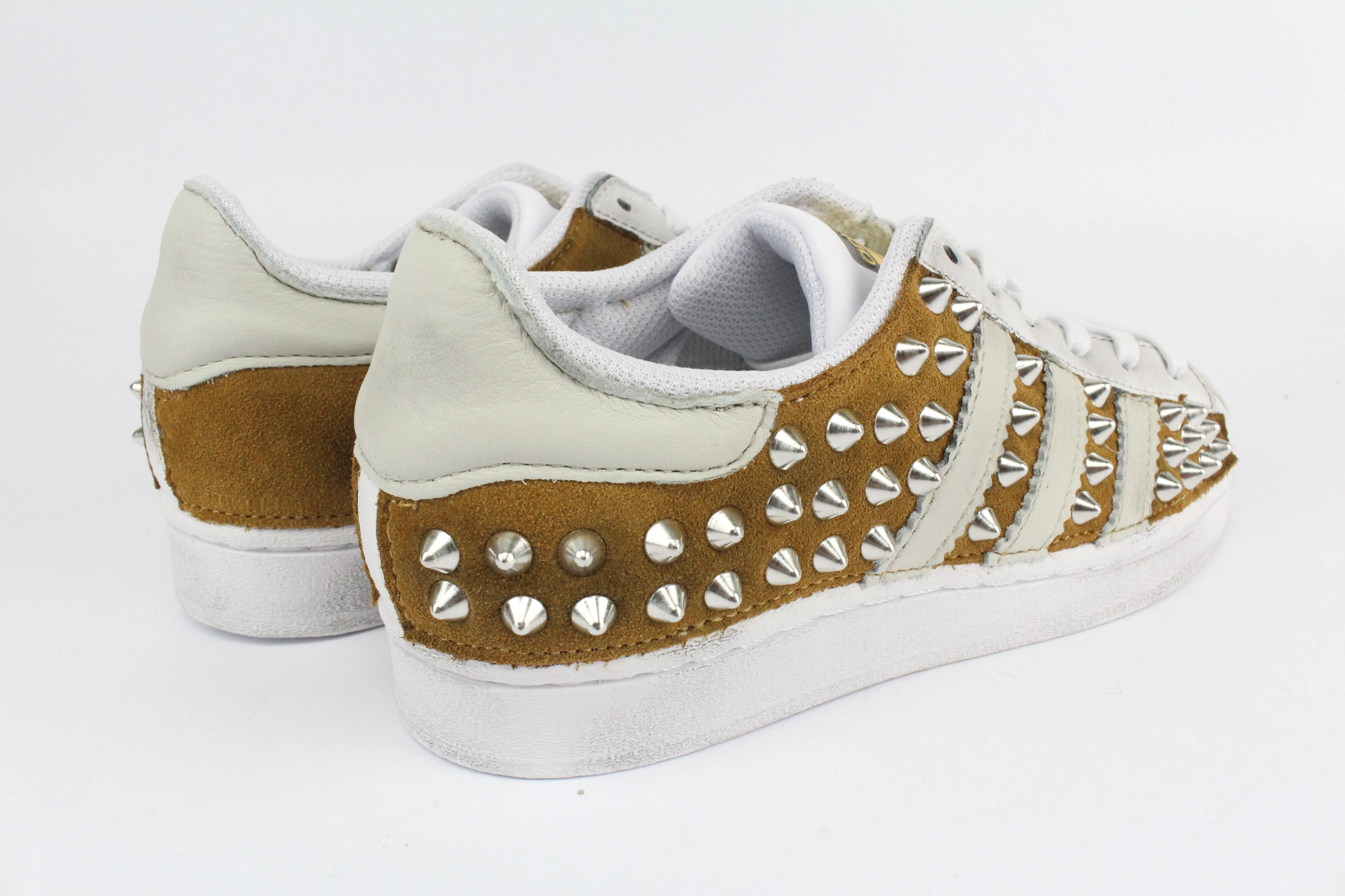 Adidas Superstar Total Camoscio & Borchie Sustainable Rubber Compound SyntheticMaterial