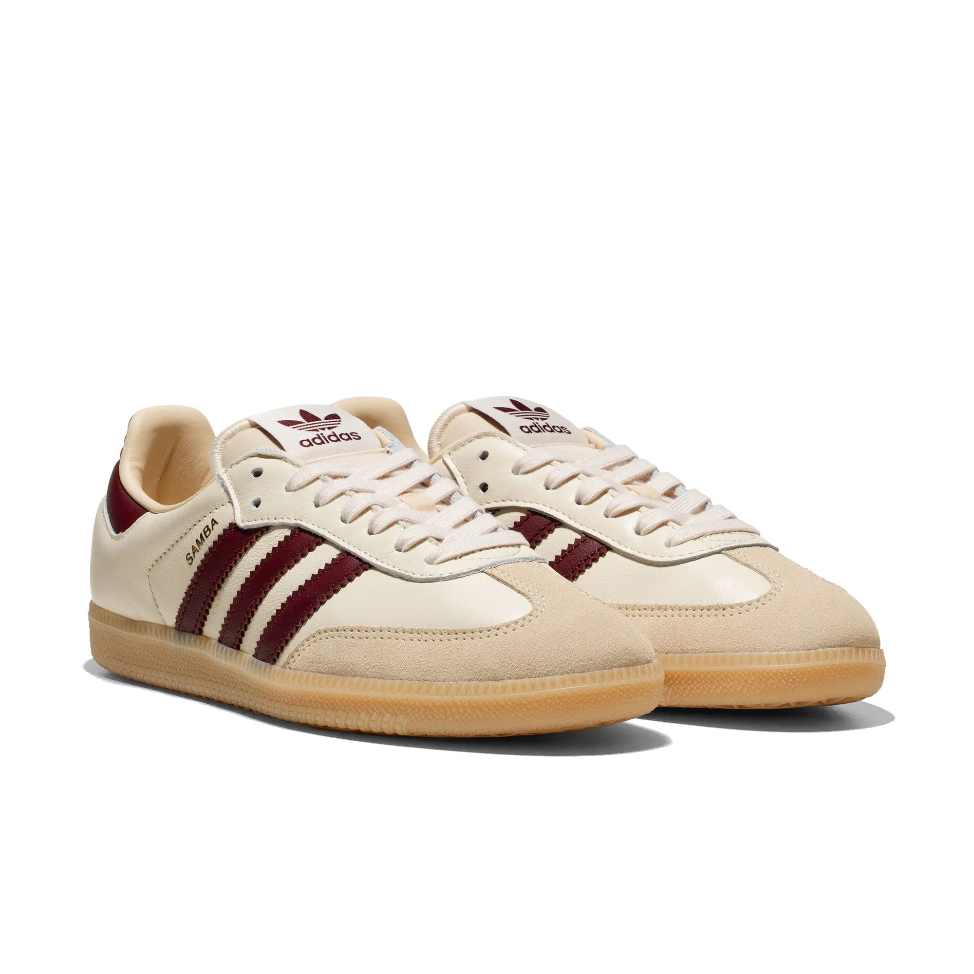 Adidas Originals Samba OG Wonder White/Shadow Red/Gum Energy Returning Sole