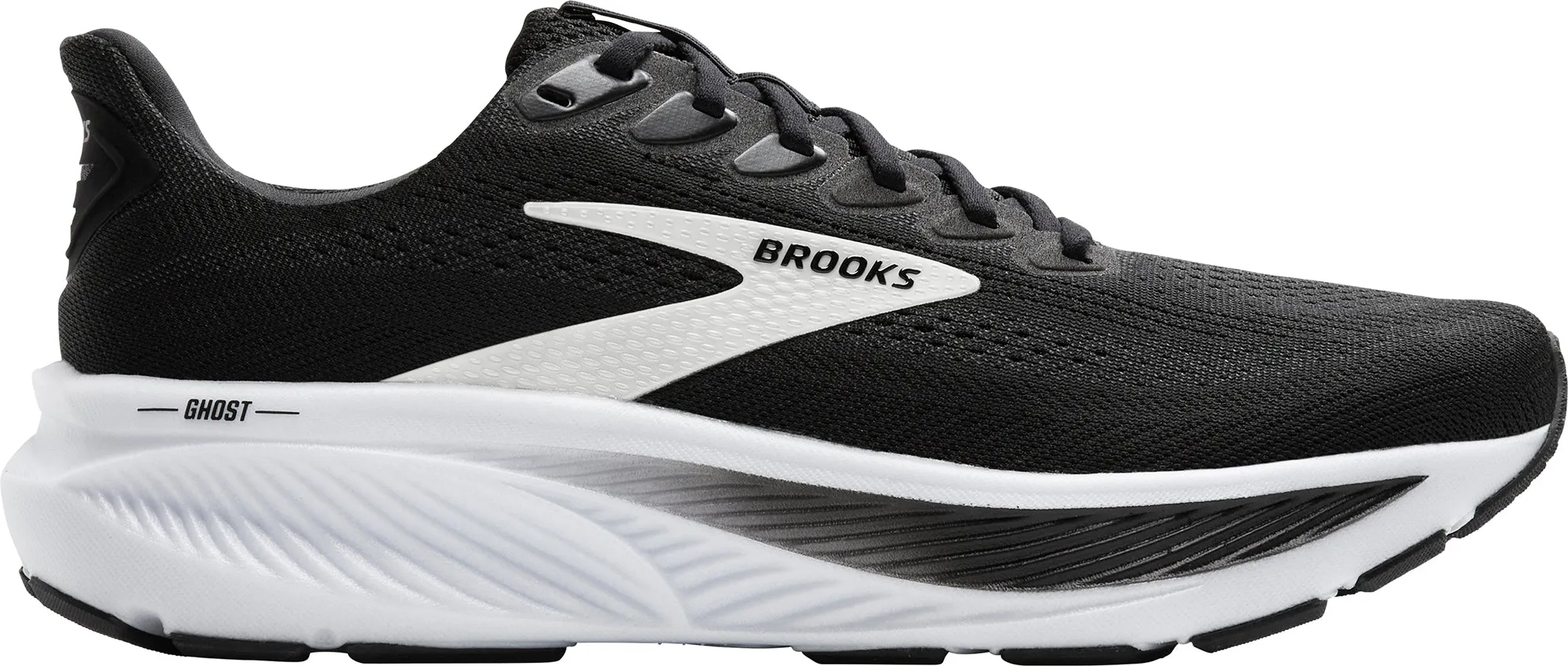Brooks Ghost 17 Womens Running Shoes - Black TPU shank