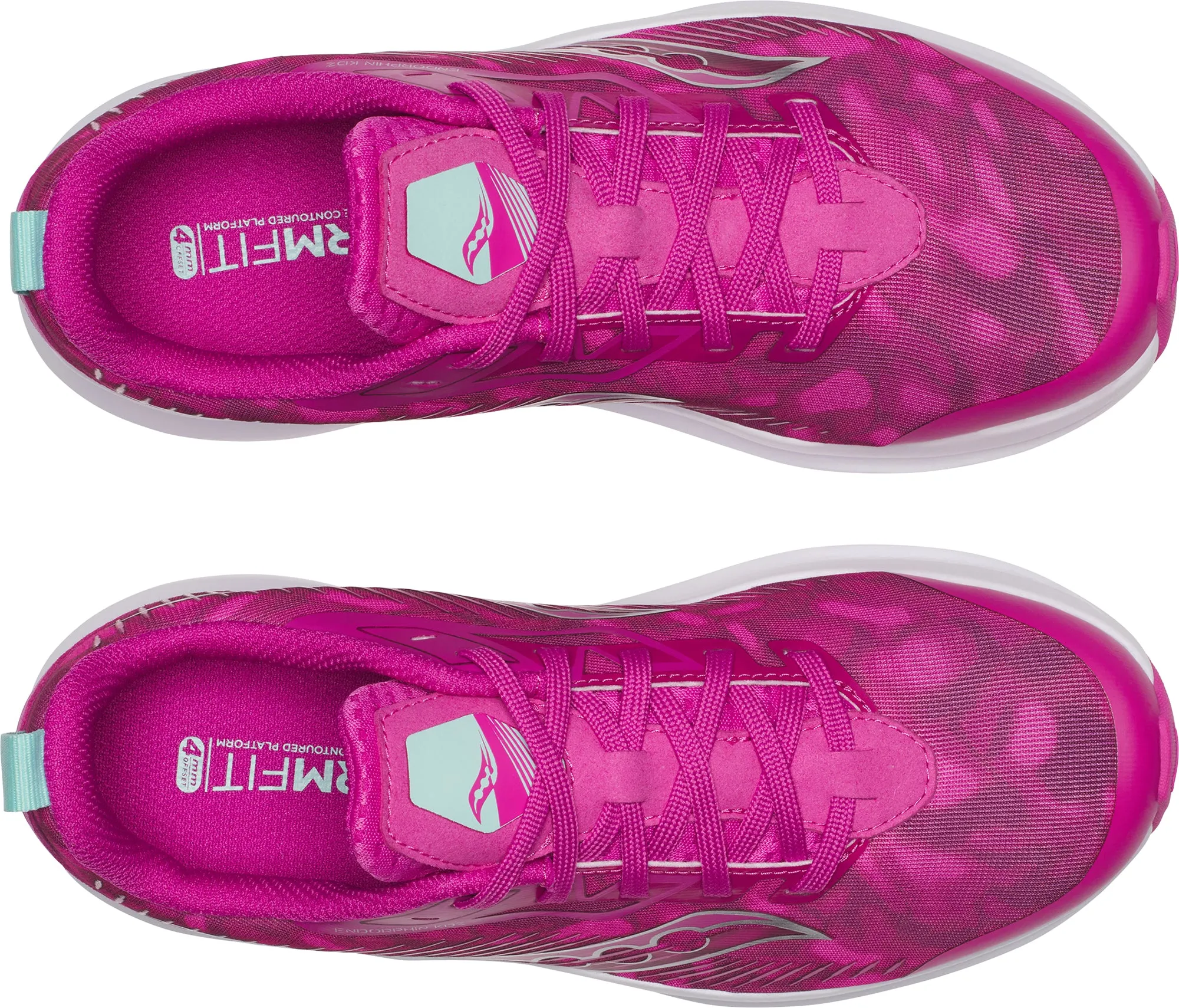 Comfort Saucony Endorphin KDZ Junior Running Shoes - Pink