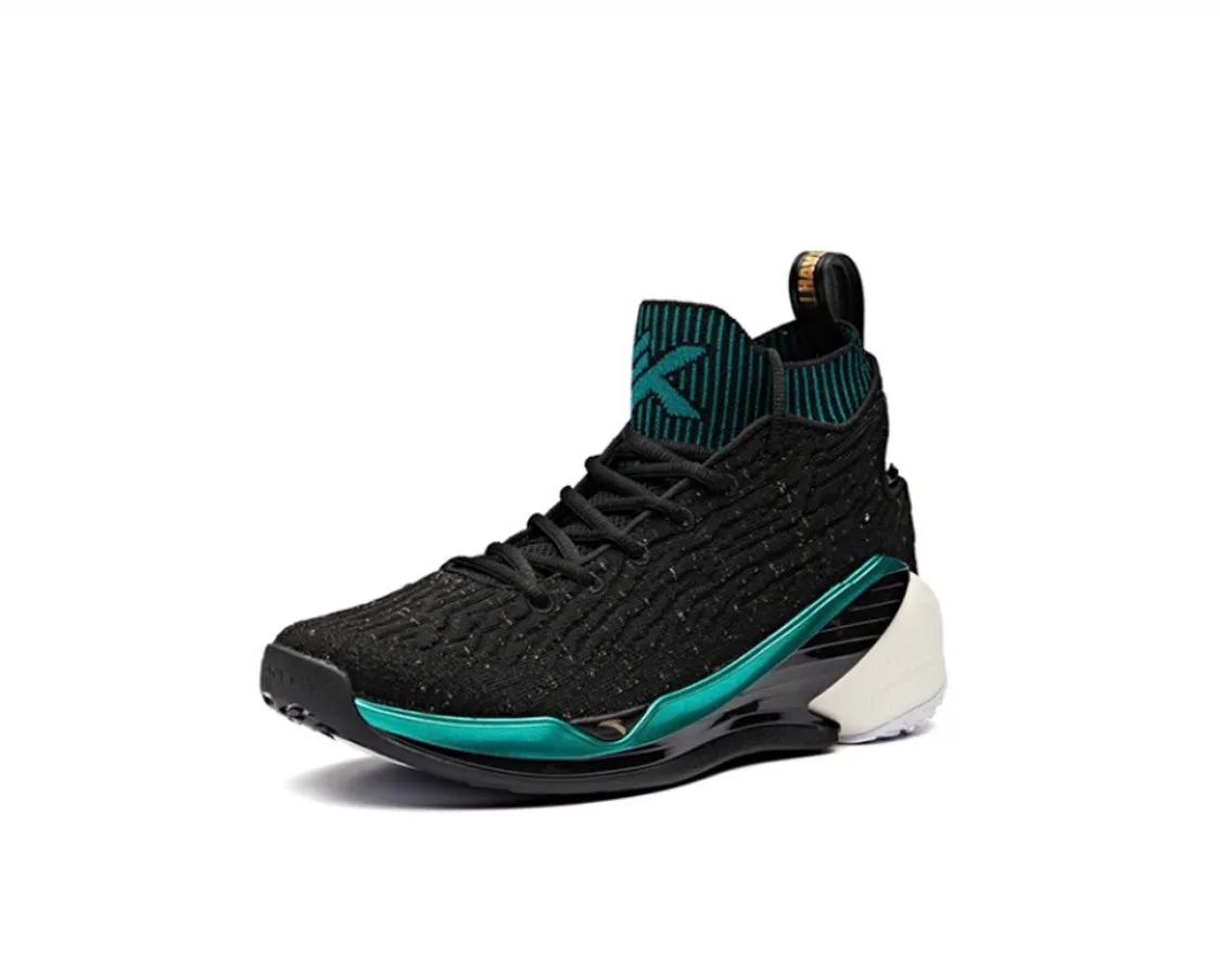 Anta Men's Klay Thompson Kt4 Black/Green Ground Contact Feel