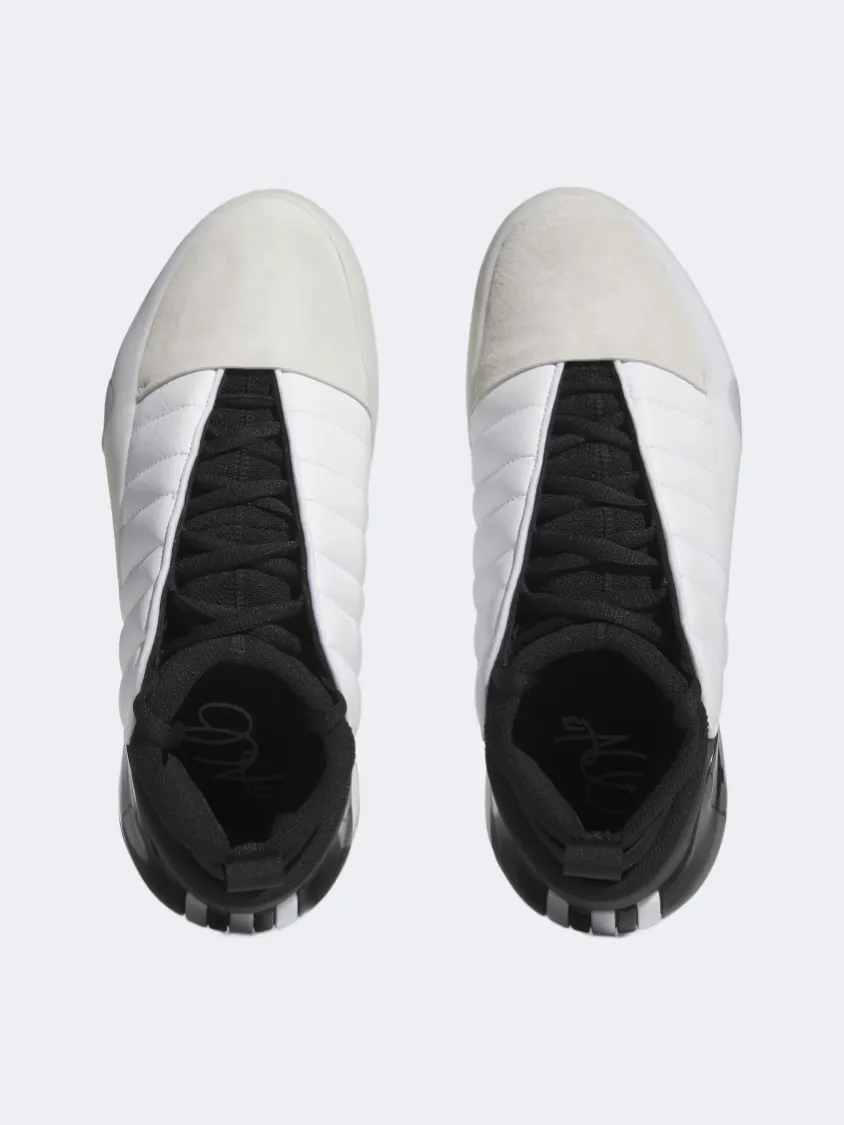 Step Light Adidas Harden Volume 7 Men Basketball Shoes White/Black