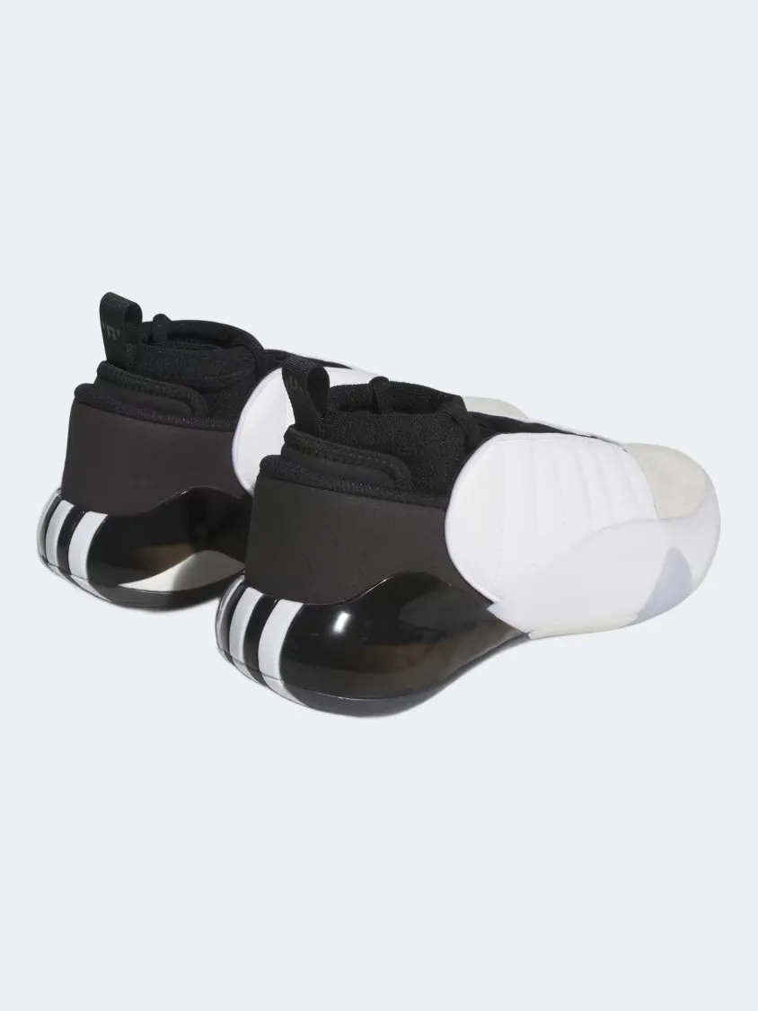 Padded Collar Support Cold Safe Adidas Harden Volume 7 Men Basketball Shoes White/Black