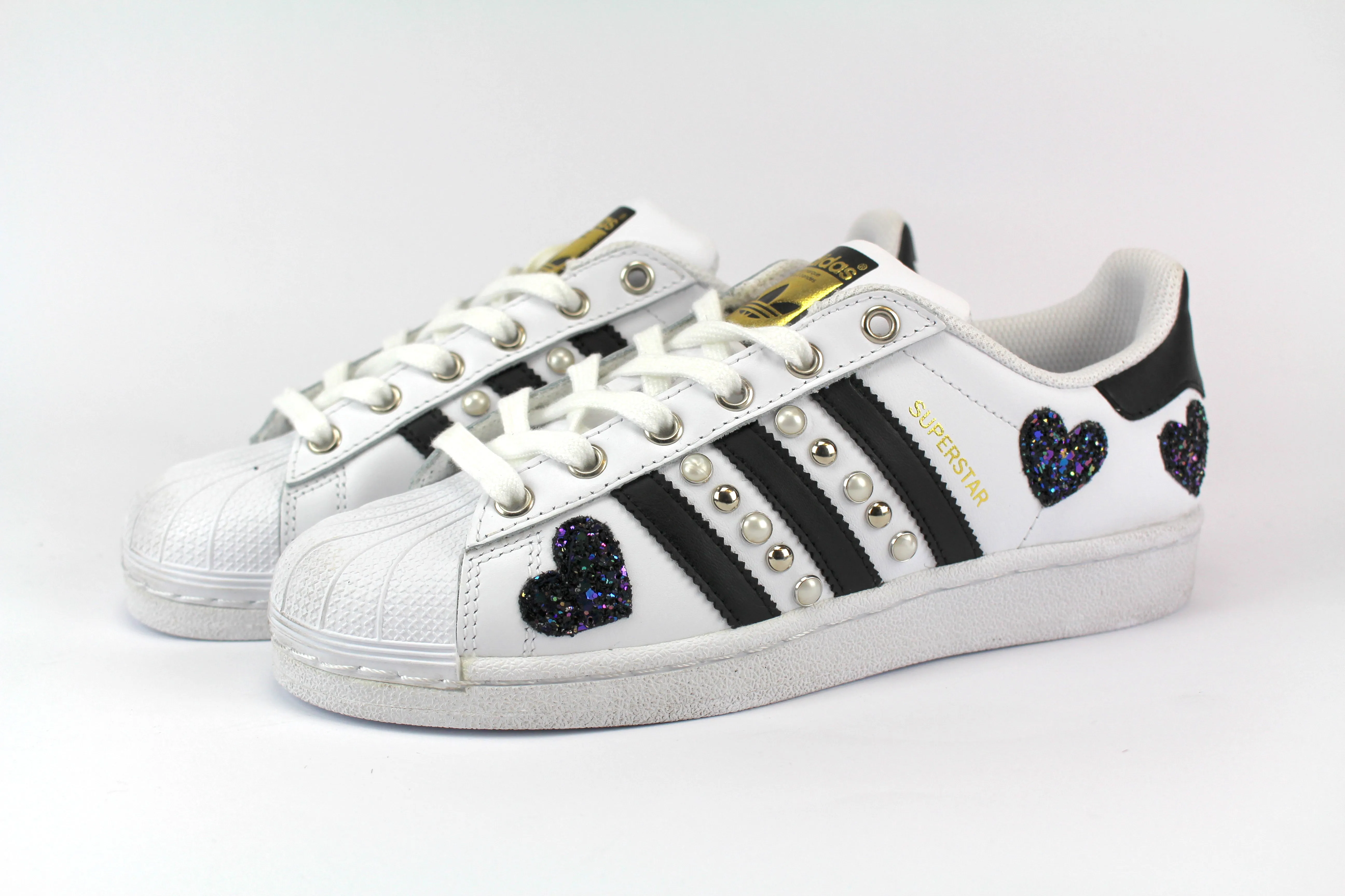 Adidas Superstar Borchie & Cuori Black Iris Skill Hike Sport Luxe