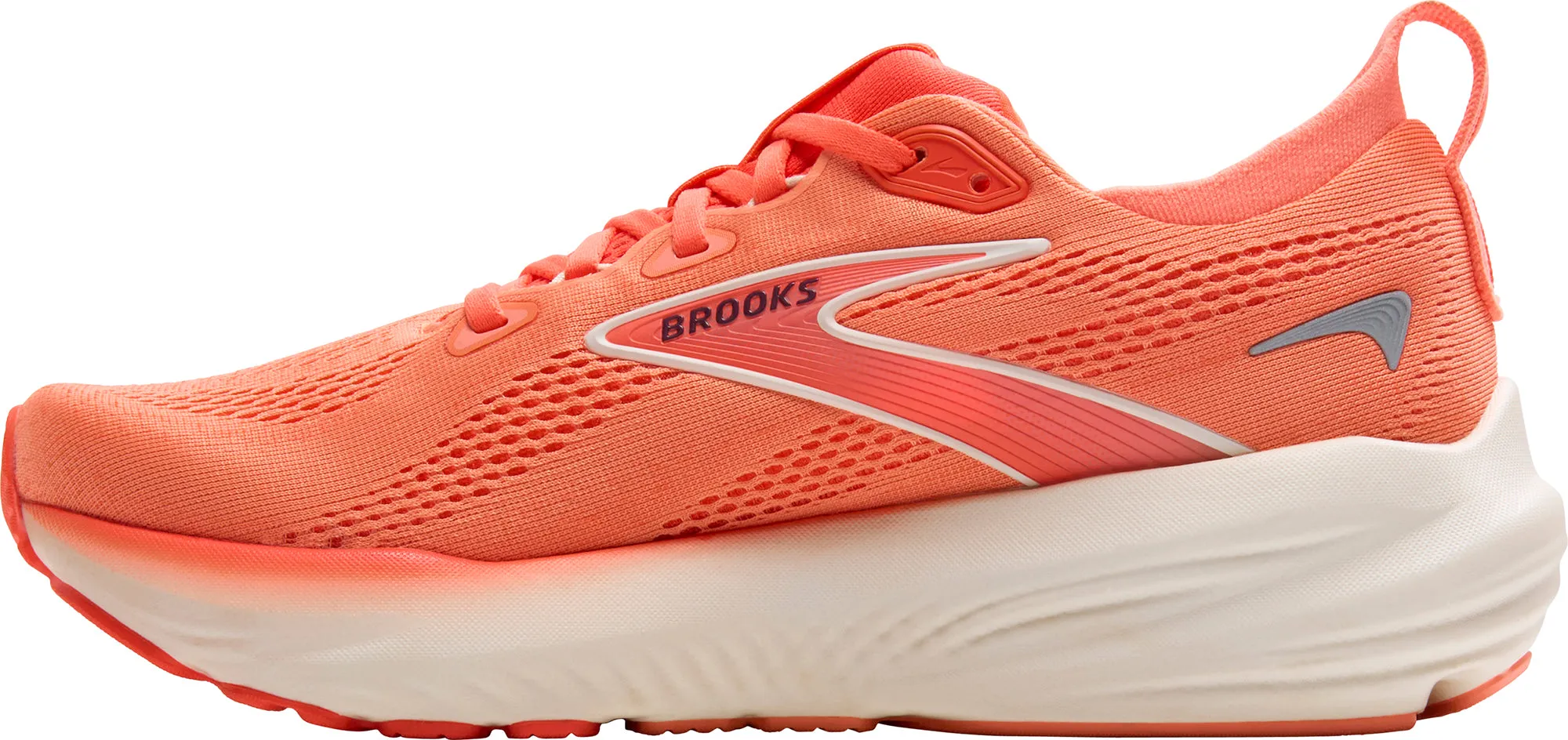 Brooks Glycerin 22 Womens Running Shoes - Pink Anti Slip Outsole Pattern Leather Material