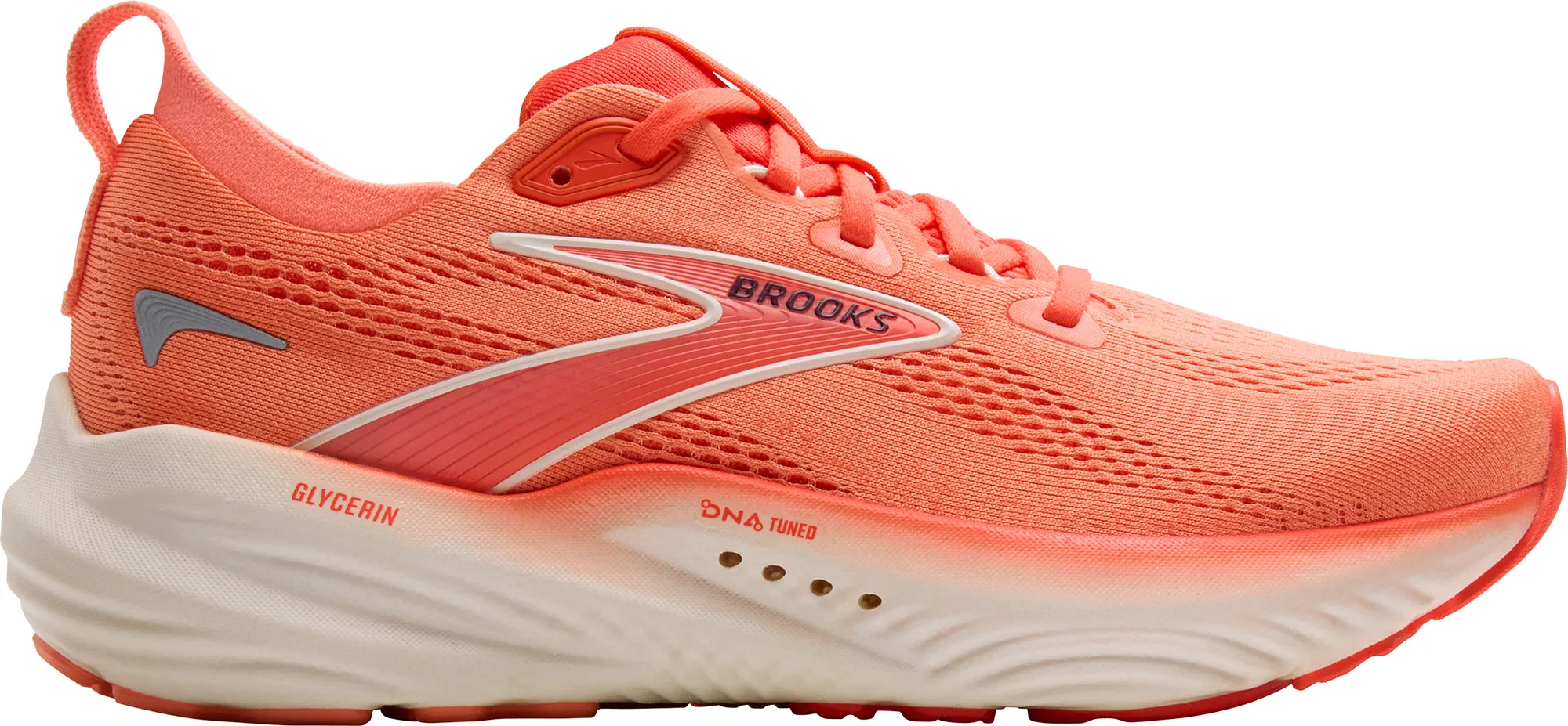 Brooks Glycerin 22 Womens Running Shoes - Pink Bounce Boost Heel Geometry Temperature Regulating Materials