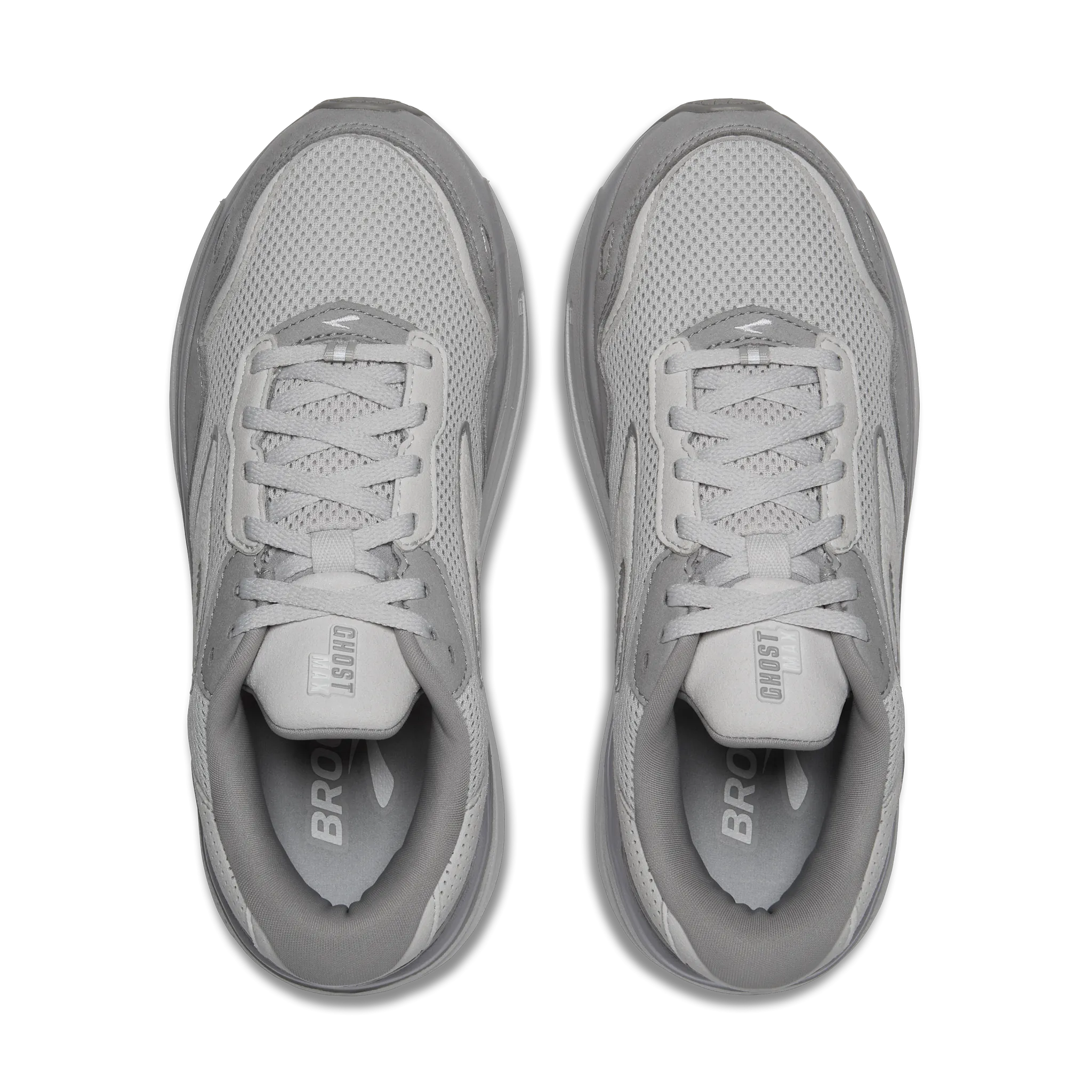 Women's Ghost Max SE running in cities running in a softball field area shoes