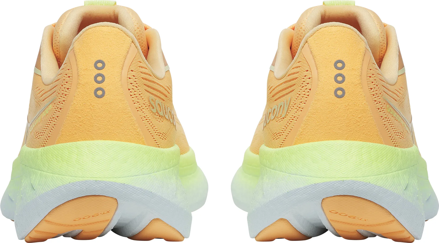 traction patterns Saucony Ride 18 Womens Running Shoes - Orange