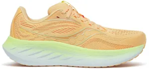 standard - fit Heel Stabilizer Saucony Ride 18 Womens Running Shoes - Orange