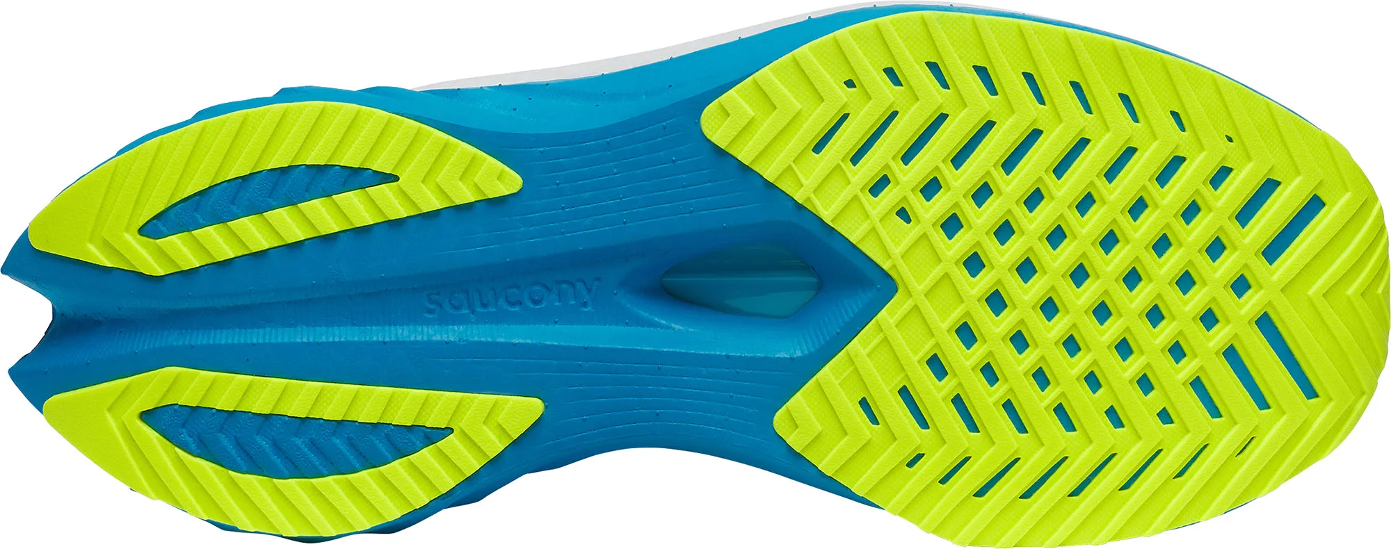 Saucony Endorphin Speed 4 Womens Running Shoes - White running on a track shoes