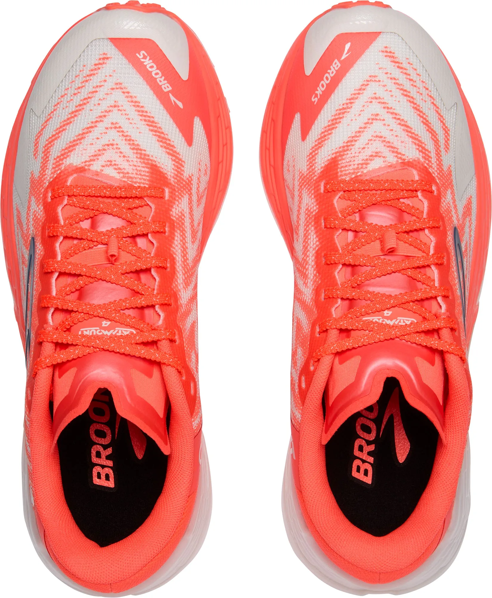 Running Equipment Anatomically Contoured Fit Brooks Catamount 4 Womens Trail Running Shoes - Orange