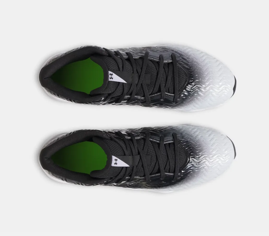 Lightweight Form Casual Wear Crystal Glow Under Armour Spotlight Hammer Football Cleats | Black