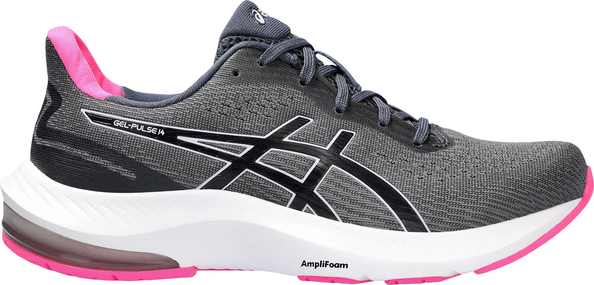 Asics Gel Pulse 14 Womens Running Shoes - Grey team sports shoes