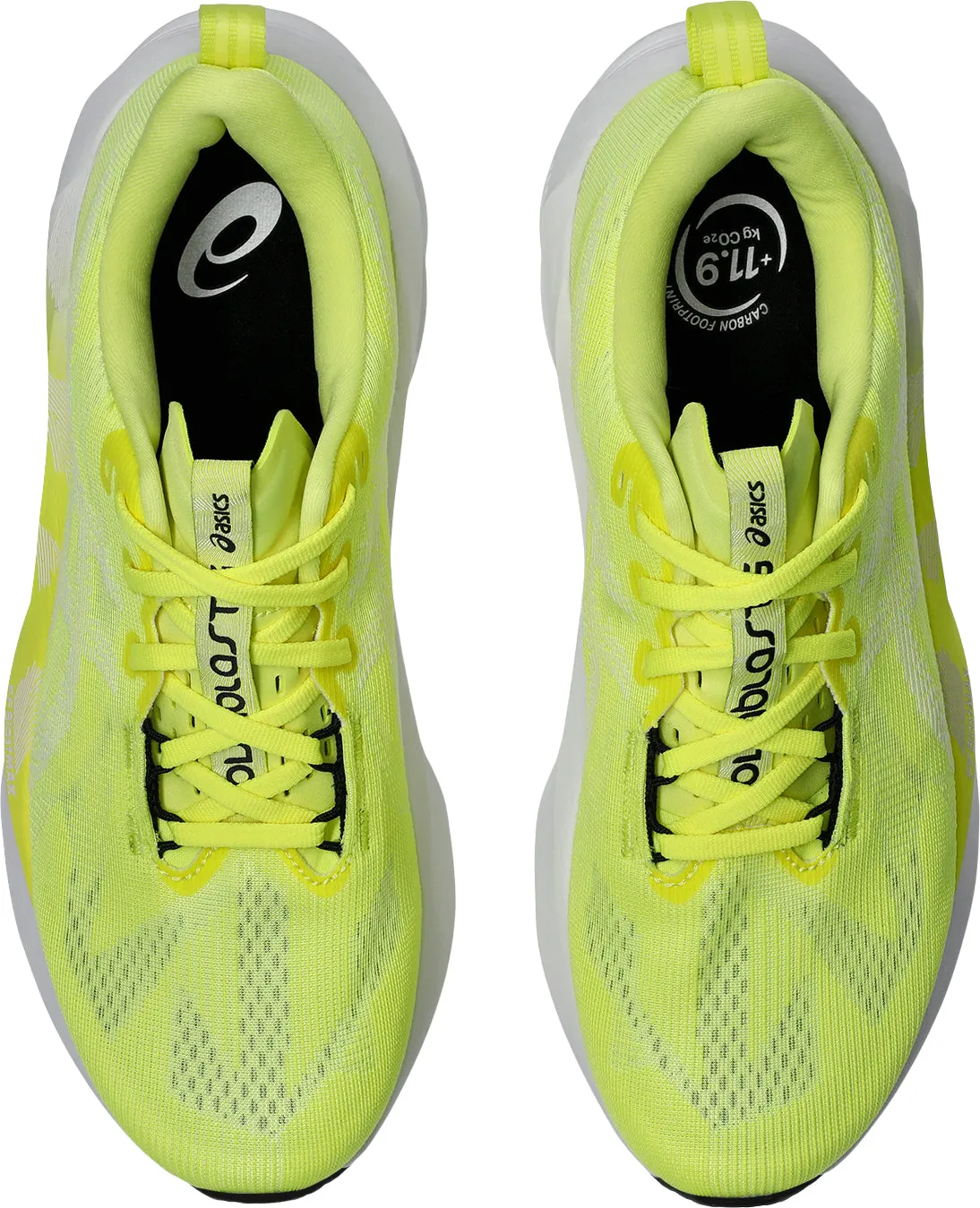 maximalist - style shoes PaddedCollar Asics NovaBlast 5 Mens Running Shoes - Yellow