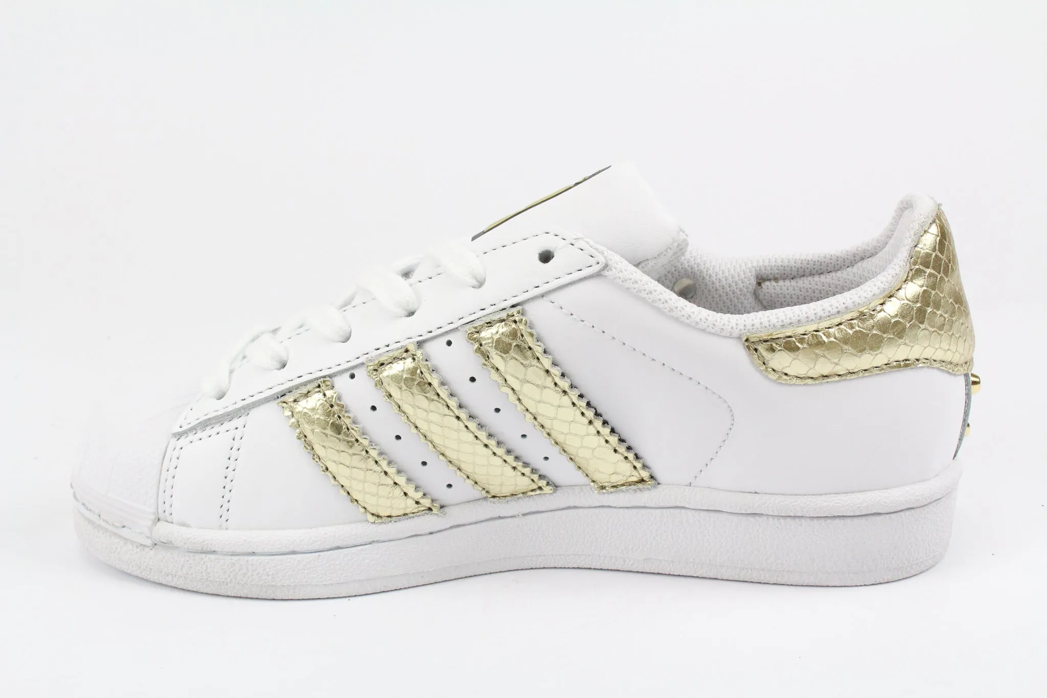 Adidas Superstar Pitone Laminato Gold & Borchie Quick Dry Lining