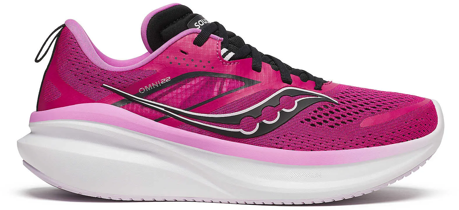 Anti Odor Insole Technology sports nutrition Saucony Omni 22 Womens Running Shoes - Pink