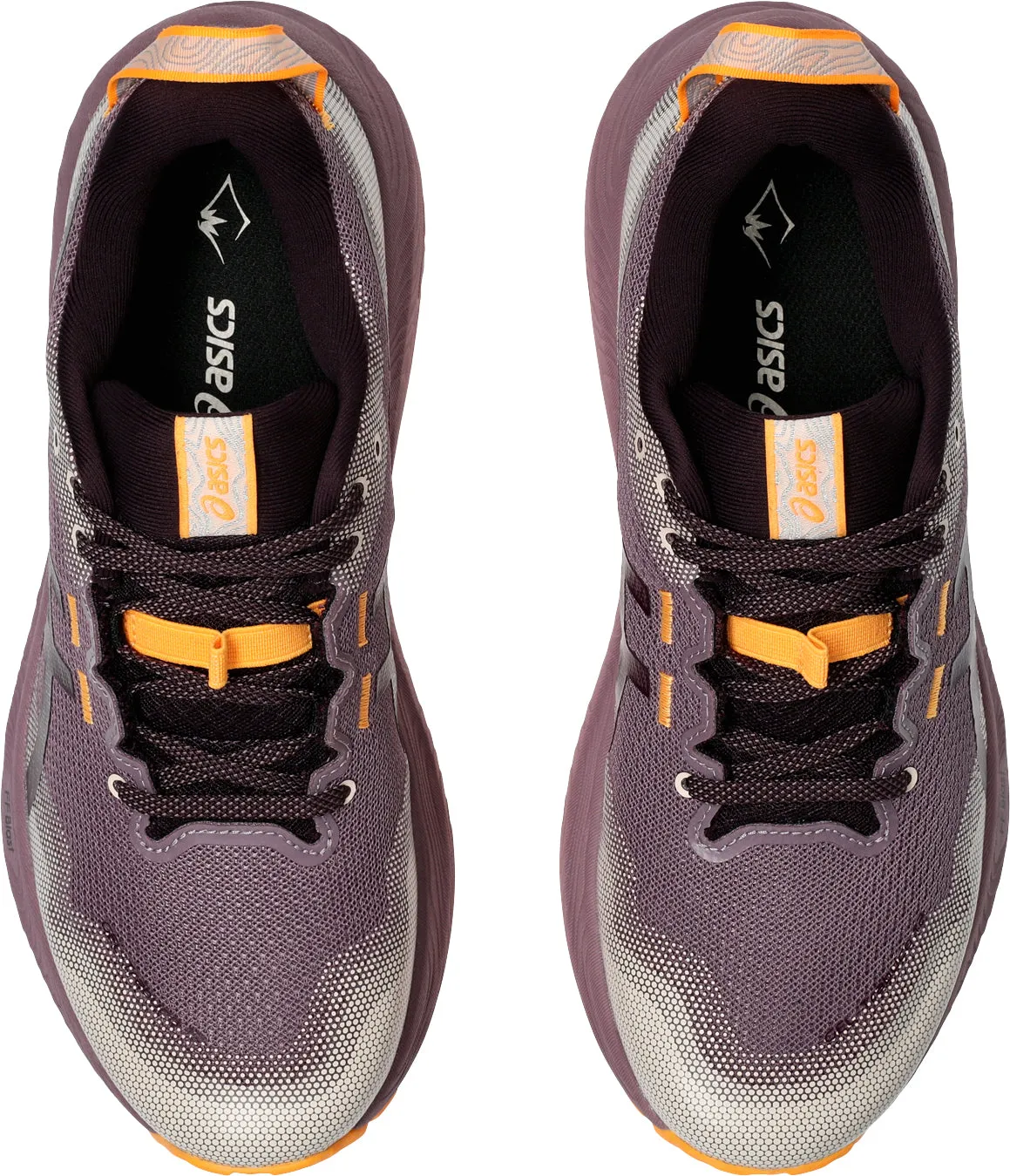 Overpronation Control Asics Gel Trabuco 12 Womens Trail Running Shoes - Purple
