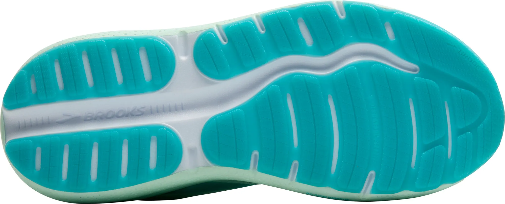 Brooks Ghost Max 2 Mens Running Shoes - Green Reinforced sidewalls