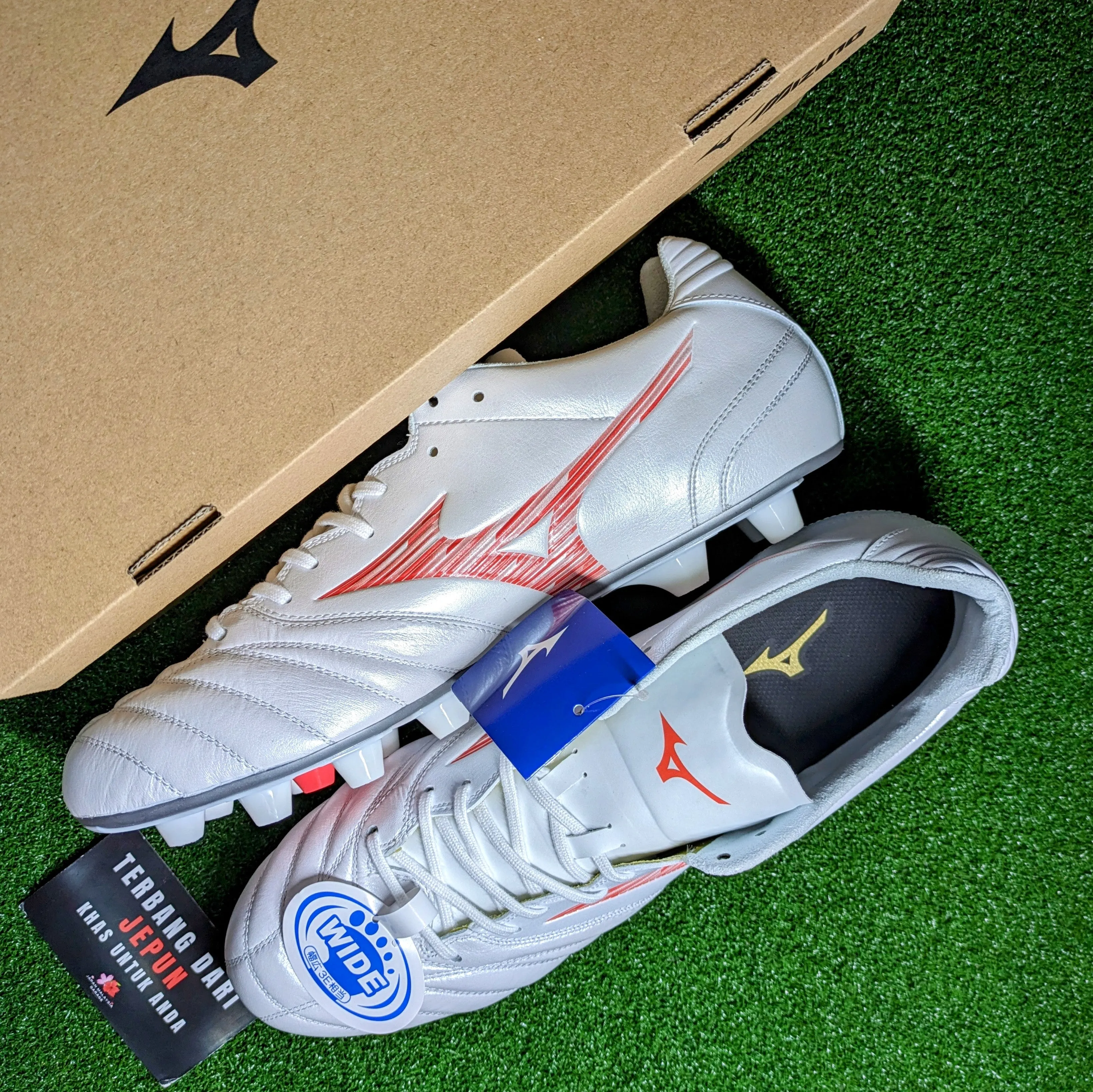 Field Performance Mizuno Monarcida Neo 3 Wide Elite(White/Red)